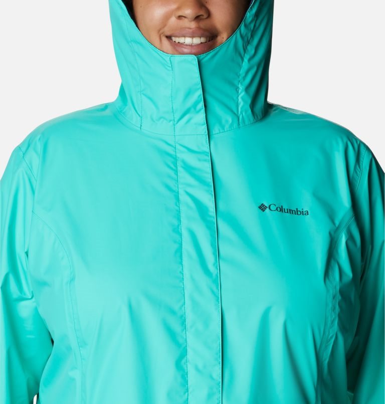 Women's Columbia Arcadia II Jackets Turquoise | Plus Size CA-YAC0L